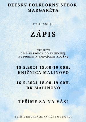 Margaréta zápis