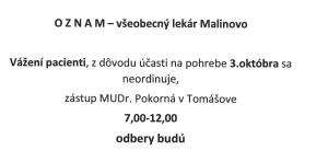 Všeobecná lekárka